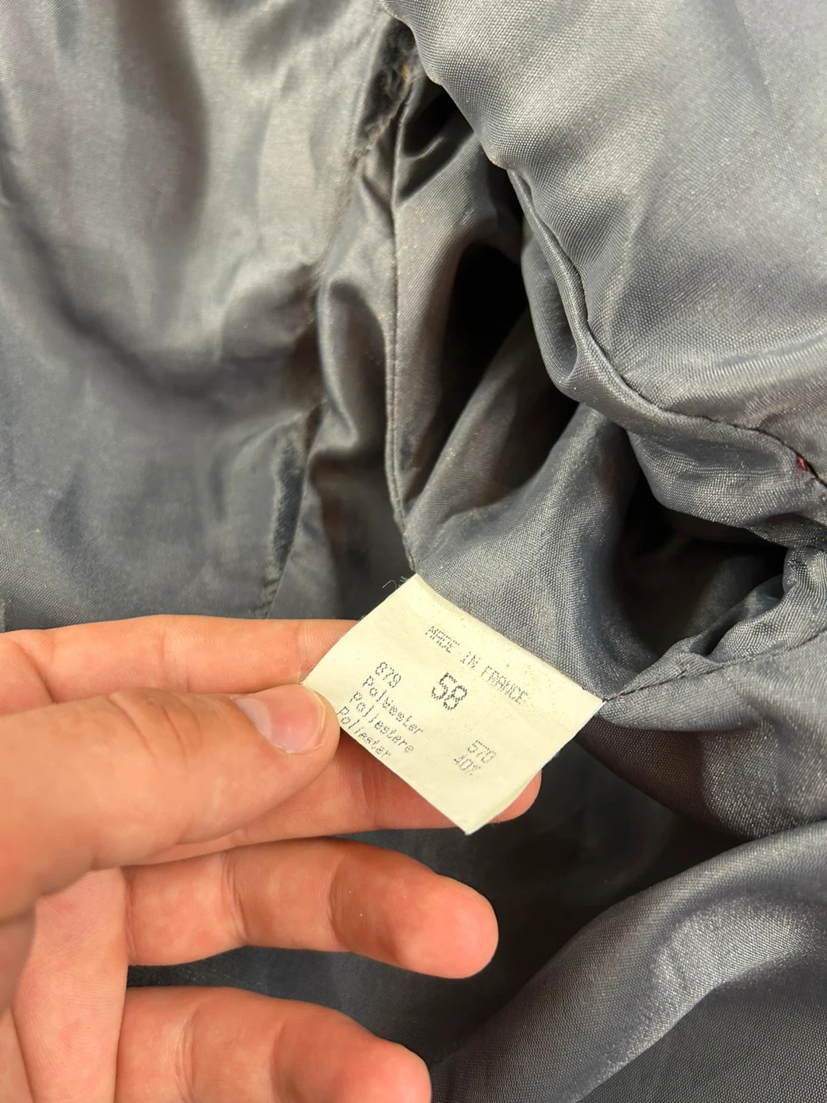 Zwarte impasse blazer in kostuumstijl gemaakt in Frankrijk van wol – photo 14